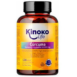KINOKO LIFE Curcuma 95% Gingembre Poivre Noir et Boswellia 120 capsules