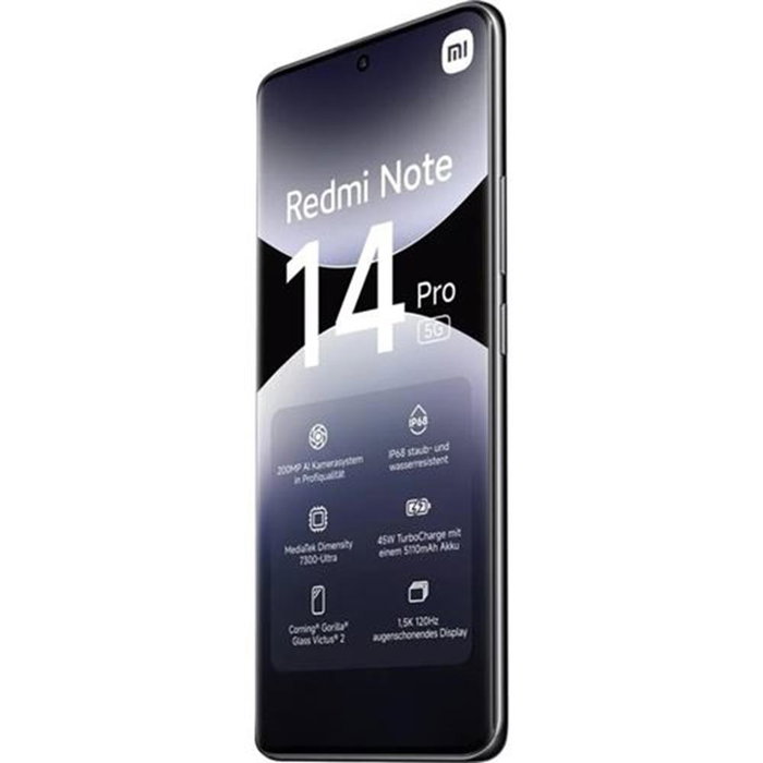 Xiaomi Redmi Note 14 Pro 8 Go RAM 256 Go Stockage Smartphone 5G Écran AMOLED 6.67" 200 MP
