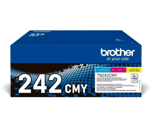 Brother TN-242CMY Multipack - 3 Cartouches d'encre Toner Cyan, Magenta, Jaune pour imprimantes Brother Brother TN-242CMY Multipack - 3 Cartouches d'encre Toner Cyan, Magenta, Jaune pour imprimantes Brother