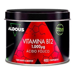ALDOUS BIO Vitamine B12 avec Acide Folique 400 Comprimés