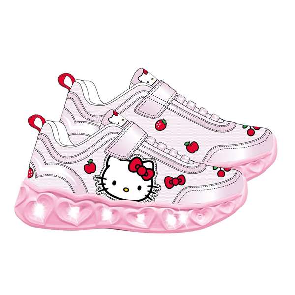 Cerdá Chaussures de sport Hello Kitty avec éclairage T031 - Semelle légère en EVA - Taille 31 - Rose clair Cerdá Chaussures de sport Hello Kitty avec éclairage T031 - Semelle légère en EVA - Taille 31 - Rose clair