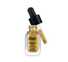 Sleek MakeUP Elixir - Gouttes illuminateurs liquides dorées pour les épaules et le décolleté - 8 ml