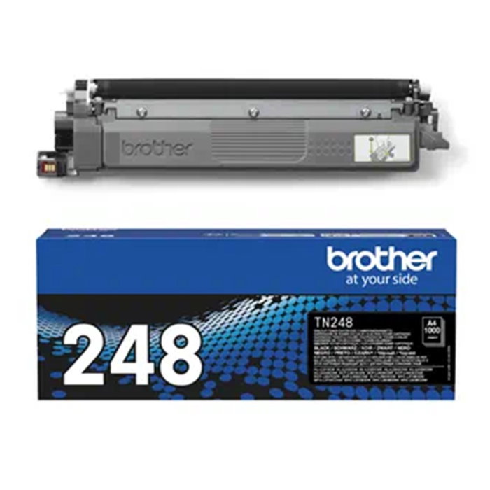 Brother TN-248BK Toner Original Noir - Pour Imprimante Laser, Jusqu'à 1000 Pages Brother TN-248BK Toner Original Noir - Pour Imprimante Laser, Jusqu'à 1000 Pages