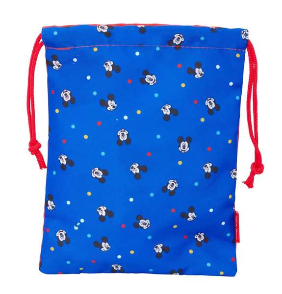 Safta Sac repas goûter Mickey Mouse "Good Day" 20 x 25 cm pour enfant à partir de 36 mois