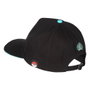 Pokémon Casquette Hip Hop Bulbasaur Badge Noir Taille Unique 58 cm
