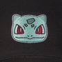 Pokémon Casquette Hip Hop Bulbasaur Badge Noir Taille Unique 58 cm