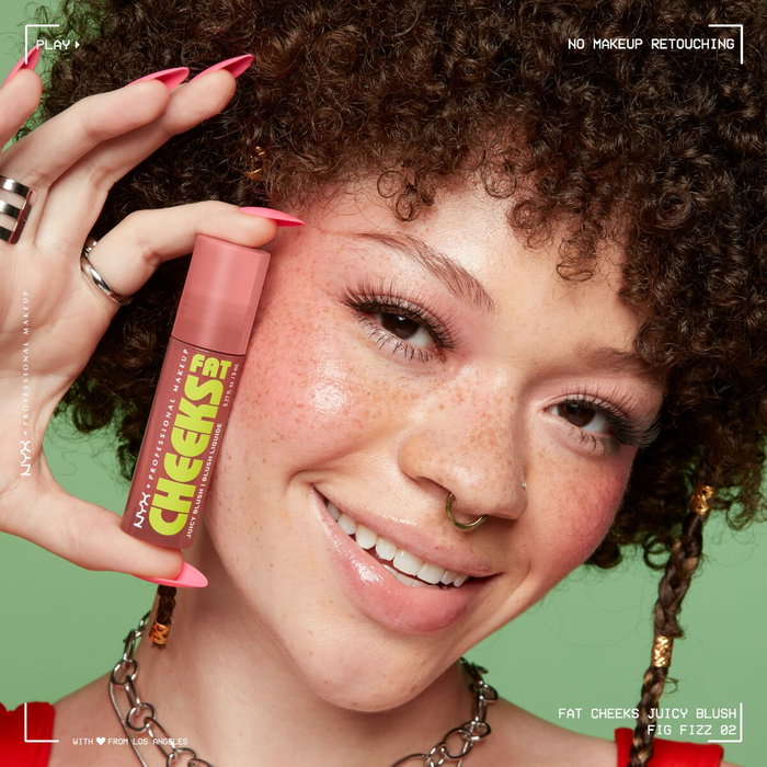 Nyx Professional Make Up Fat Cheeks Blush Liquide 02-Fig Fizz 8 ml