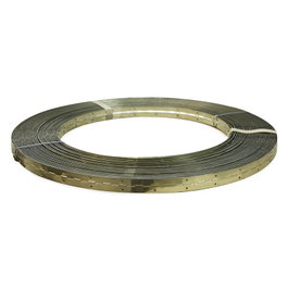 DUVER Charnière piano laitonnée en rouleau 5 m 20x0,7mm