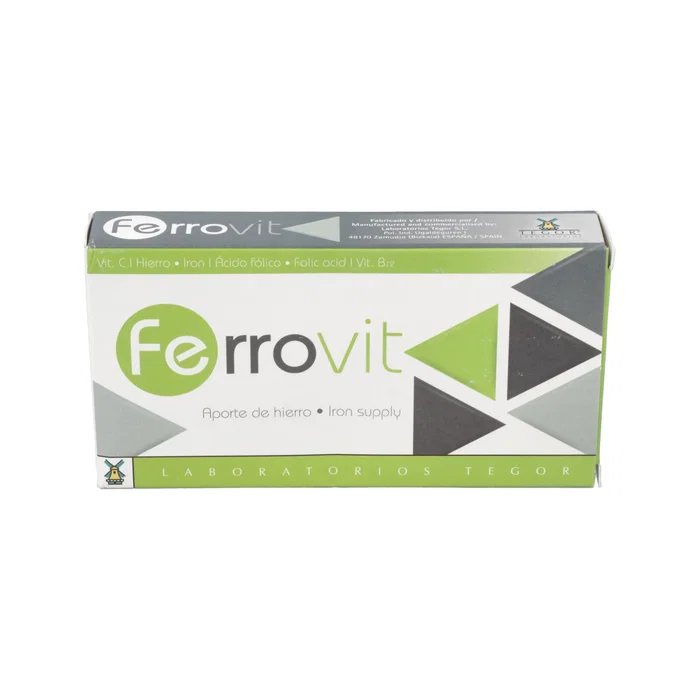 TEGOR FERROVIT Vitablets Complément Vitamino-Ferreux 30 Comprimés TEGOR FERROVIT Vitablets Complément Vitamino-Ferreux 30 Comprimés