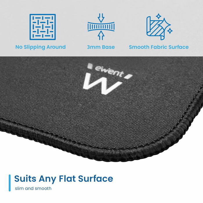 Tapis de Souris Ewent EW3182 Noir