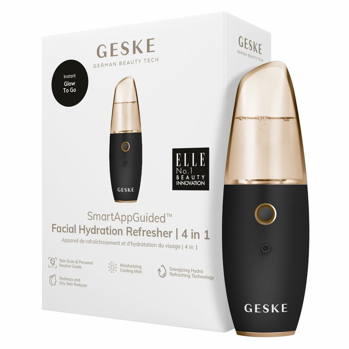 Geske SmartAppGuided Hydratation Rafraîchissante du Visage 4 en 1 - Noir