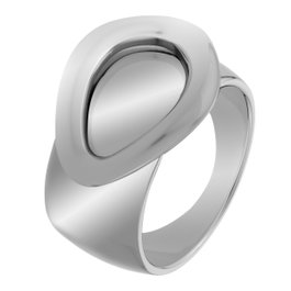 Tommy Hilfiger Bague 2700006B en acier argenté