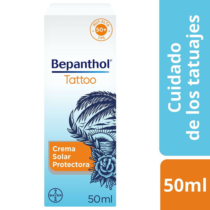 Bepanthol Tattoo crème solaire protectrice SPF50+ 50 ml