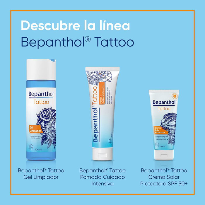 Bepanthol Tattoo crème solaire protectrice SPF50+ 50 ml