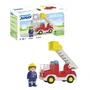 Playmobil Junior Camion de Pompier avec Échelle Pivotante et Personnage - 71683 - Jouet pour Enfants Dès 18 Mois