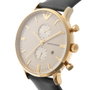 Armani AR0386 - Montre analogique dorée et grise