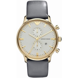 Armani AR0386 - Montre analogique dorée et grise
