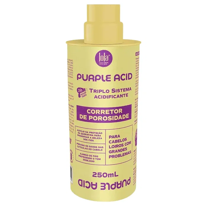 Lola Cosmetics Purple Acid - Crème capillaire anti-porosité 250 ml Lola Cosmetics Purple Acid - Crème capillaire anti-porosité 250 ml
