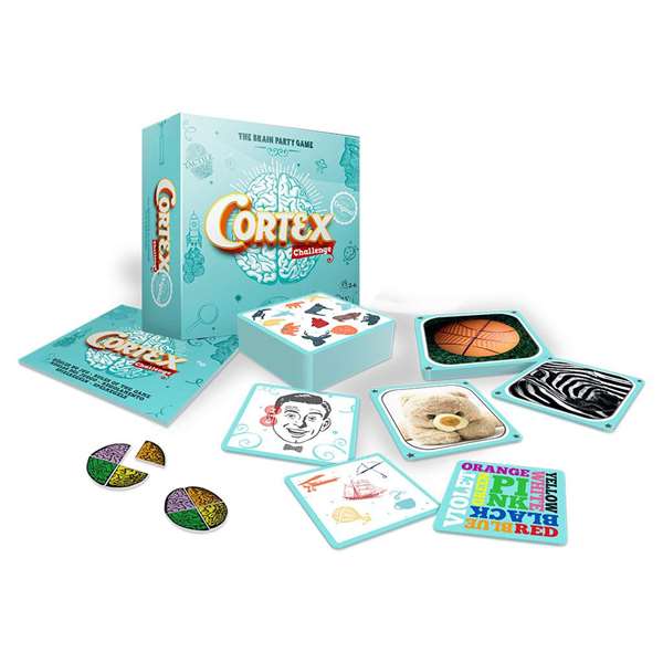 Asmodee - Cortex Challenge - Jeu de cartes pour tester agilité visuelle et mémoire - Version espagnole/portugaise