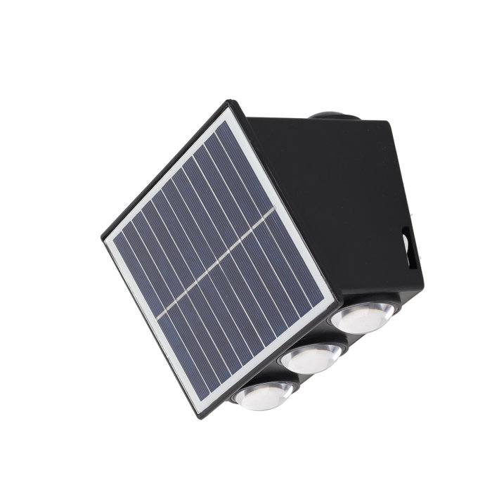 Applique murale solaire LED 3,0 W, batterie 3,7 V, IP65, 2700K