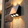 Applique murale solaire LED 3,0 W, batterie 3,7 V, IP65, 2700K
