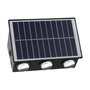 Applique murale solaire LED 3,0 W, batterie 3,7 V, IP65, 2700K