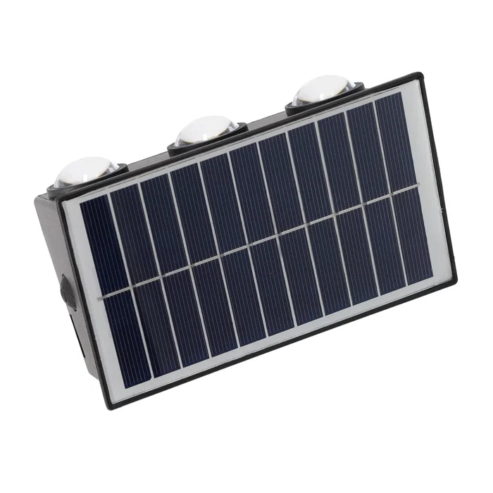 Aplique LED Solaire 3.0W IP65, Éclairage Extérieur Autonome sur Batterie 3.7V