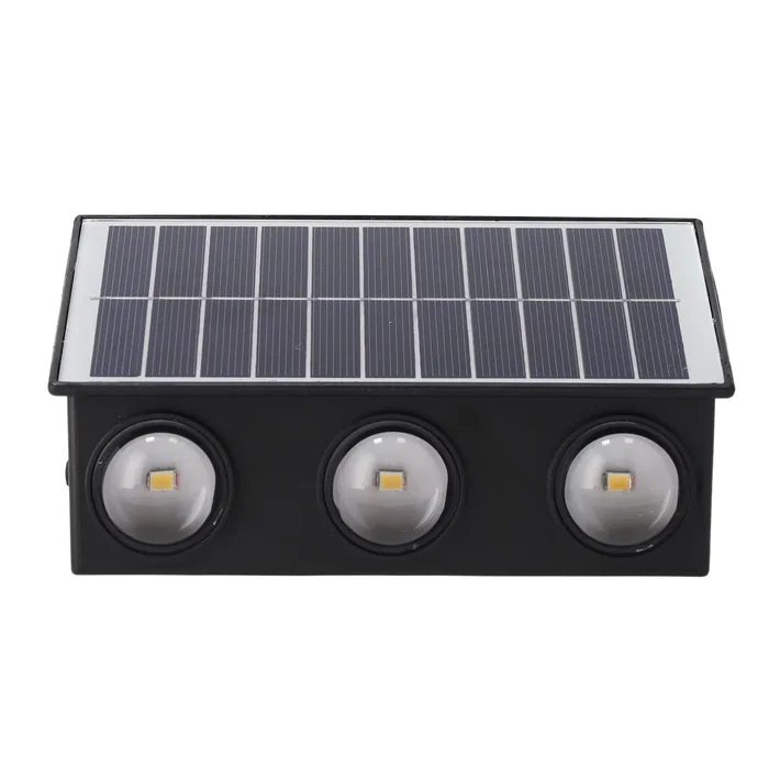 Aplique LED Solaire 3.0W IP65, Éclairage Extérieur Autonome sur Batterie 3.7V