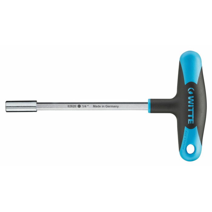 Porte-embout WITTE PRO Porte-embout 1/4" Hexagonal Forme en T Magnétique