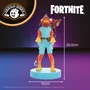 Exquisite Gaming Figurine Fortnite Poiscaille (Fishstick) Support avec câble USB - Compatible PS5, Xbox Series, smartphone - 20 cm