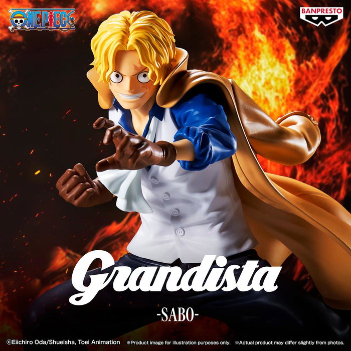 Banpresto Figurine One Piece Grandista Sabo - 27cm - PVC Haute Qualité Banpresto Figurine One Piece Grandista Sabo - 27cm - PVC Haute Qualité