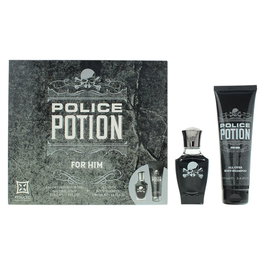 Police Coffret Parfum pour Homme Potion : Eau de Parfum 30 ml + Lotion Hydratante pour le Corps 100 ml