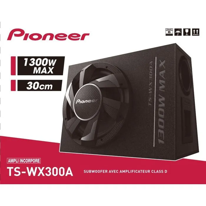 Pioneer Caisson amplifié - Amplification numérique - 1300 W Max