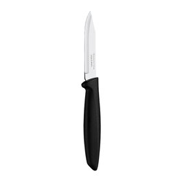 Tramontina Couteau pour fruits et légumes Plenus noir 7,7 cm