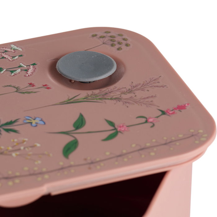 Day Fiambrera 1 L avec diviseur mobile et illustrations de plantes
