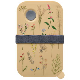 Day Fiambrera 1 L avec diviseur mobile et illustrations de plantes
