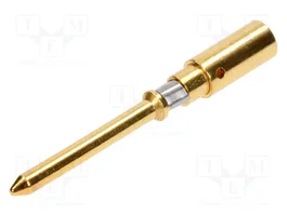 HARTING Contact mâle industriel Han D® HMC, 14AWG, doré