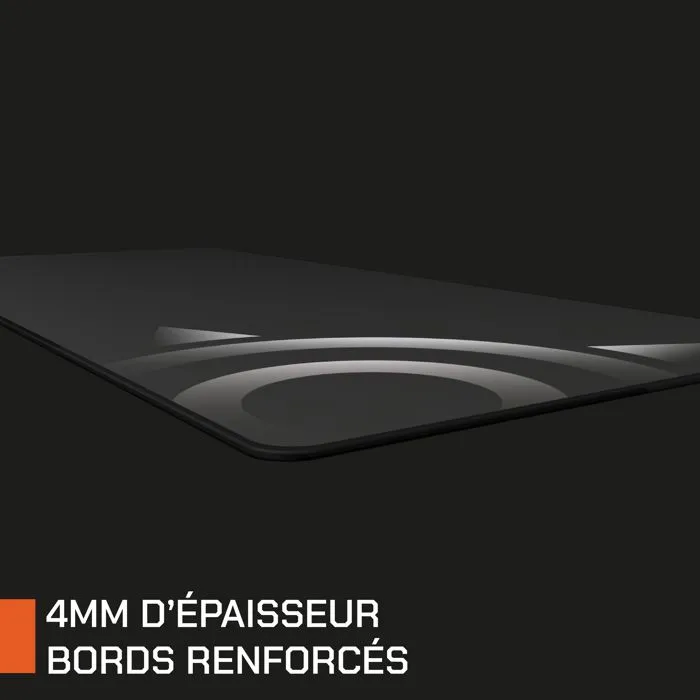 Nova Gaming Tapis de Souris Gamer XL Apollon Noir - GMP210 - Surface Ultra-Lisse et Anti-Dérapante pour une Précision de Jeu Maximale