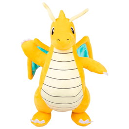 JAZWARES - Peluche Dragonite Pokemon - Figurine souple - Environ 30 cm