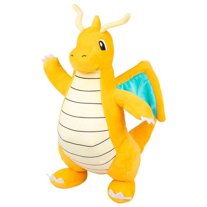 JAZWARES - Peluche Dragonite Pokemon - Figurine souple - Environ 30 cm