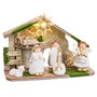 BigBuy Home Crèche de Noël Multicouleur (5 Pièces)