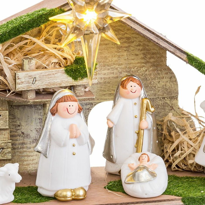 BigBuy Home Crèche de Noël Multicouleur (5 Pièces) BigBuy Home Crèche de Noël Multicouleur (5 Pièces)