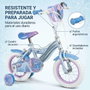 Huffy Bicicleta Frozen 12" - Vélo pour enfants de 3 à 5 ans avec roues de 12 pouces - Produit en espagnol