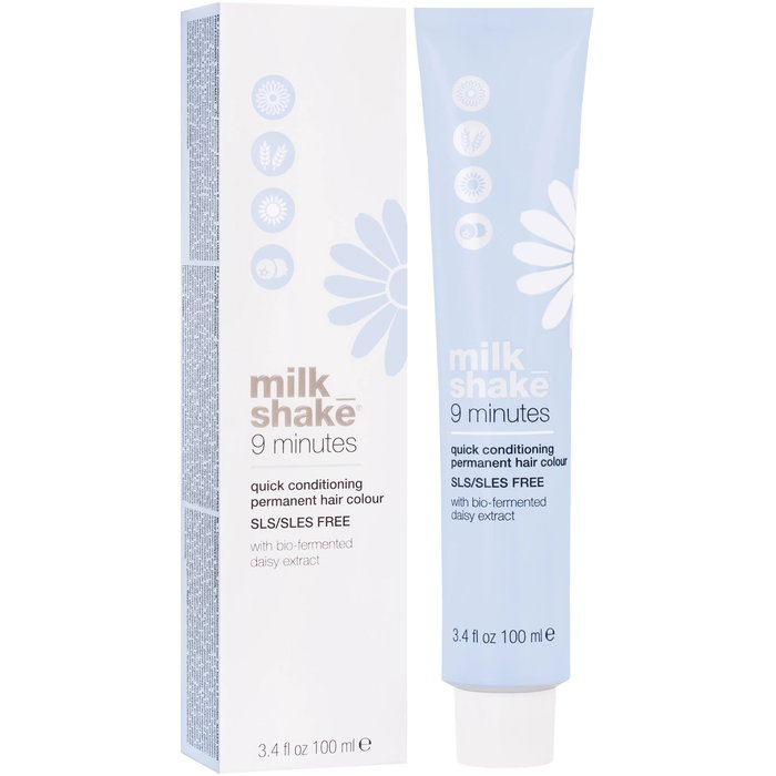 Milk Shake Teinture permanente pour cheveux 9 Minutes, 4.7, 100 ml, coloration capillaire pour femmes Milk Shake Teinture permanente pour cheveux 9 Minutes, 4.7, 100 ml, coloration capillaire pour femmes