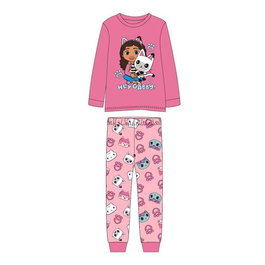 Cerda Pyjama long Gabby's Dollhouse Taille 5 ans Single Jersey Couleur Rose