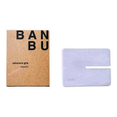 BANBU Porte-savon Mini Gris - Porte-savon compact BANBU Porte-savon Mini Gris - Porte-savon compact