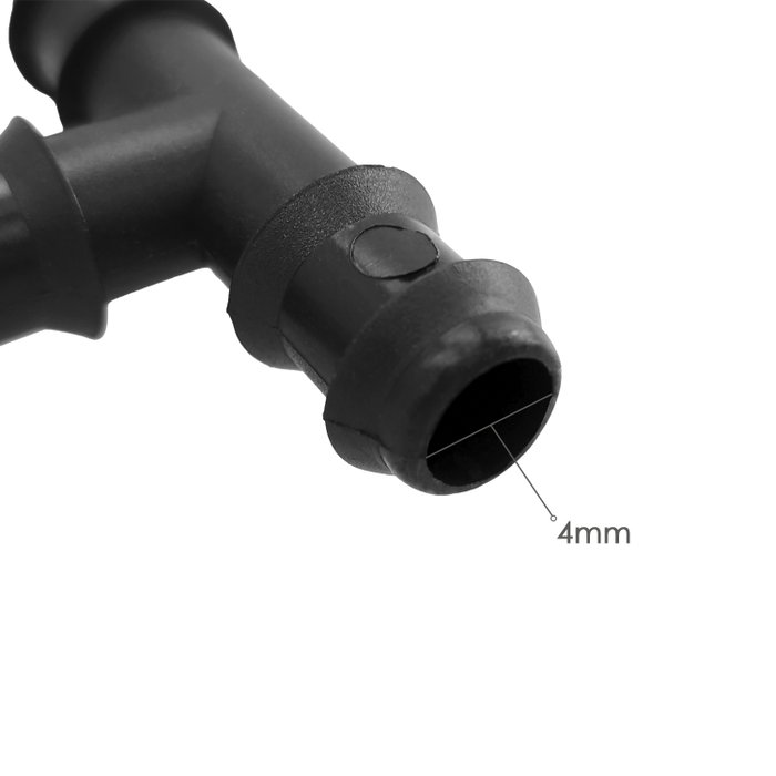 ABRISA Té simple pour tuyaux de goutte-à-goutte Ø 16 mm (Sac de 100 pièces)