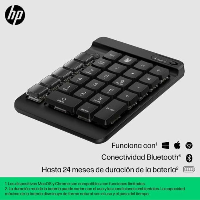 Clavier numérique HP 7N7C2AA Noir Clavier numérique HP 7N7C2AA Noir