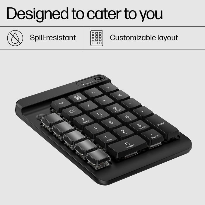 Clavier numérique HP 7N7C2AA Noir Clavier numérique HP 7N7C2AA Noir