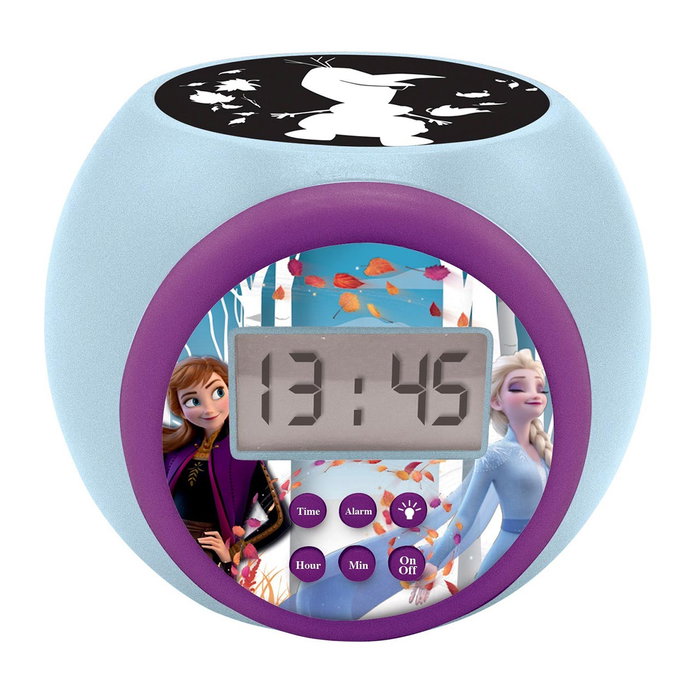 LEXIBOOK Réveil Projecteur Frozen Rl977Fz avec lumière 3 couleurs pour enfants dès 3 ans LEXIBOOK Réveil Projecteur Frozen Rl977Fz avec lumière 3 couleurs pour enfants dès 3 ans